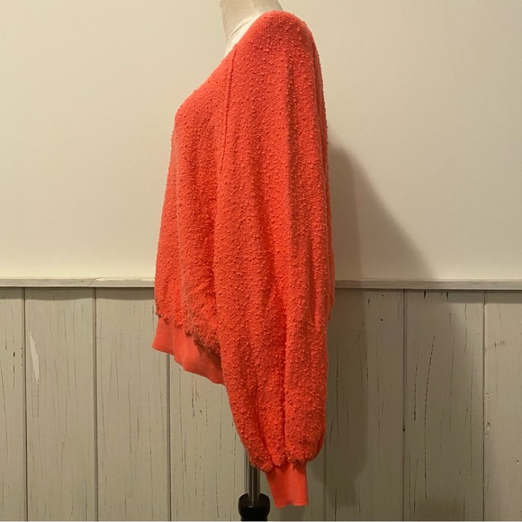 Free People Small Coral Found My Friend Pullover Sweater - Picture 5 of 13